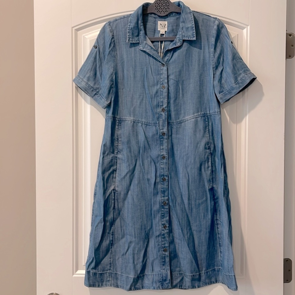 Nic + Zoe‎ Tencel Denim Dress XS NWT